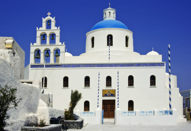 Church of Panagia Platsani in Oia, Santorini