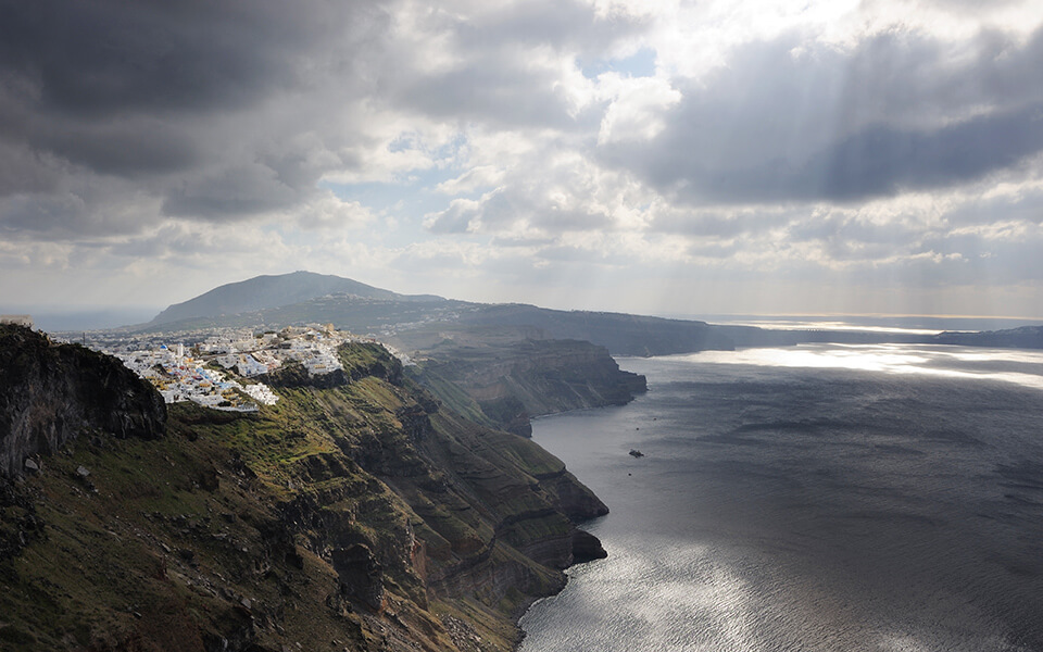 Winter Santorini